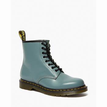 Dr Martens 1460 Smooth Kožené Lace Up - Tyrkysove Cizmy Damske, DR0218